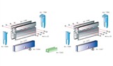 Terno art.1385/1386 kit za staklo 12mm Terno art.1385/1386 kit za staklo 12mm