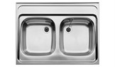 Sudoper Blanco Z 8x6 inox 503034