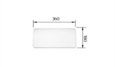 Blanco daska CLASSIC/STYLE PVC bijela 137476 Blanco daska CLASSIC/STYLE PVC bijela 137476